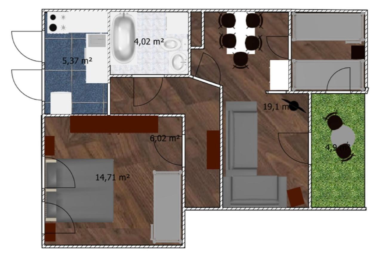Ferienwohnung Friedrich Schiller, 2 Schlafzimmer, Balkon,Kostenloses Wifi, Naehe Zentrum, Йена Екстериор снимка